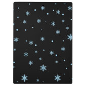 Frohe Weihnachtspferde mit Weihnachtsmannmütze Klemmbrett (Rückseite)