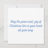 Frohe Weihnachtspinguine Karte (Rückseite)