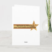 Frohe Weihnachtspisces Grußkarte Feiertagskarte (Rückseite)