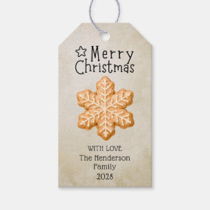 Frohe Weihnachtsplätzchen Verzierung Feiertagsorna Geschenkanhänger