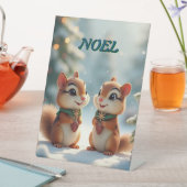 Frohe Weihnachtsplitter Weihnachten Sockelschild (In Situ)