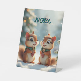 Frohe Weihnachtsplitter Weihnachten Sockelschild