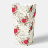 Frohe Weihnachtspoinsettias Geschenkschachtel (Vorderseite)