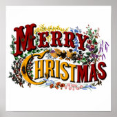 Frohe Weihnachtsposter Poster (Vorne)