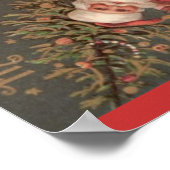 Frohe Weihnachtsposter Poster (Ecke)