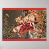 Frohe Weihnachtsposter Poster (Vorne)