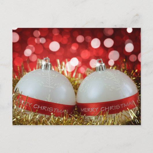 Frohe Weihnachtspostkarte Feiertagspostkarte (Vorderseite)