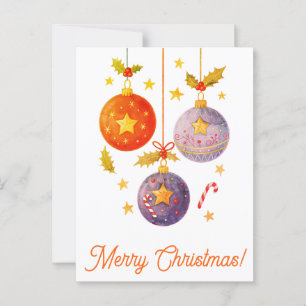 Frohe Weihnachtspostkarten Postkarte