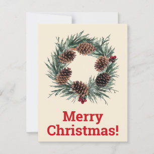 Frohe Weihnachtspostkarten Postkarte