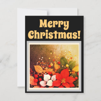 Frohe Weihnachtspostkarten Postkarte