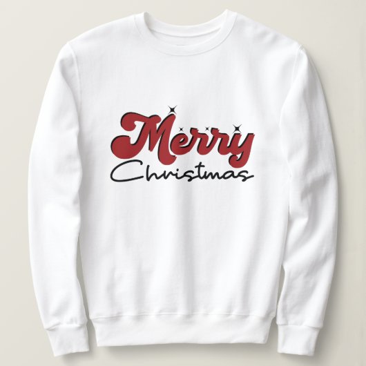 Frohe Weihnachtspulli Sweatshirt (Design vorne)