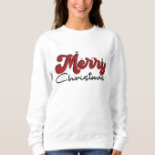 Frohe Weihnachtspulli Sweatshirt (Vorderseite)