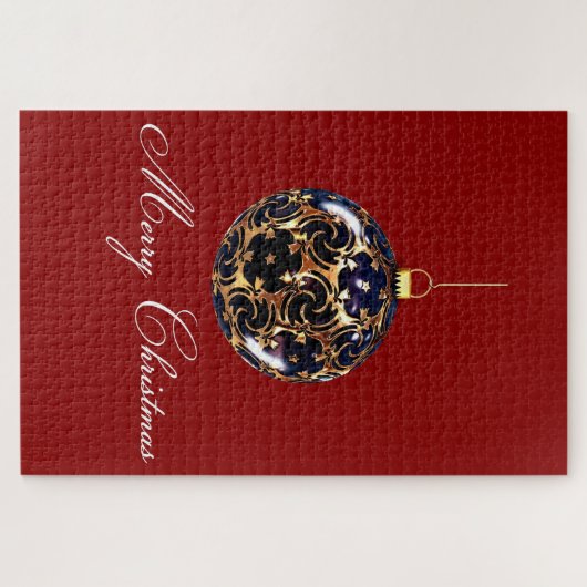 Frohe Weihnachtspuzzle Puzzle (Horizontal)