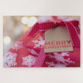 Frohe Weihnachtspuzzle Puzzle (Horizontal)