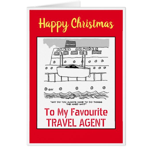 Frohe Weihnachtsreise Agent (Vorne)