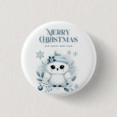 Frohe Weihnachtsschale Button (Vorderseite)