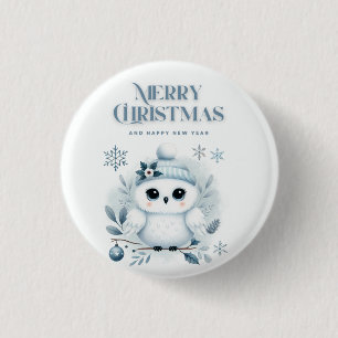 Frohe Weihnachtsschale Button