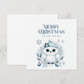 Frohe Weihnachtsschale Dankeskarte (Vorne/Hinten)