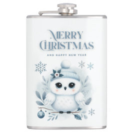 Frohe Weihnachtsschale Flachmann