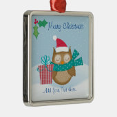 Frohe Weihnachtsschale Keramik Ornament (Rechts)