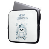 Frohe Weihnachtsschale Laptopschutzhülle (Vorderseite Links)