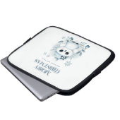 Frohe Weihnachtsschale Laptopschutzhülle (Vorne Knopf)