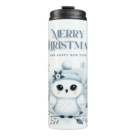 Frohe Weihnachtsschale Thermosbecher