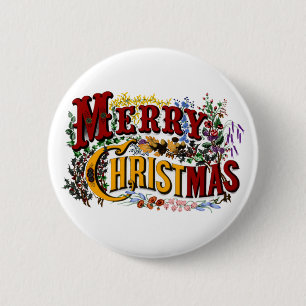 Frohe Weihnachtsschaltfläche Button