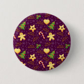 Frohe Weihnachtsschaltfläche Button (Vorderseite)