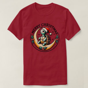 Frohe Weihnachtsschildkröte T-Shirt