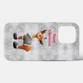 Frohe Weihnachtsschlange mit einem Hut Case-Mate iPhone Hülle (Rückseite (Horizontal))