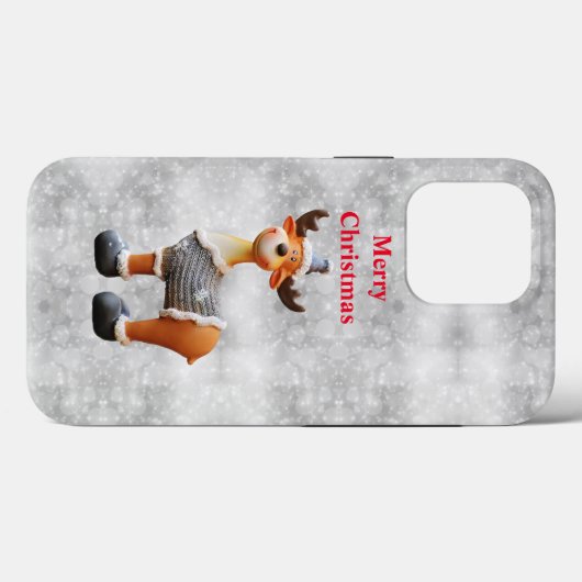 Frohe Weihnachtsschlange mit einem Hut Case-Mate iPhone Hülle (Rückseite (Horizontal))