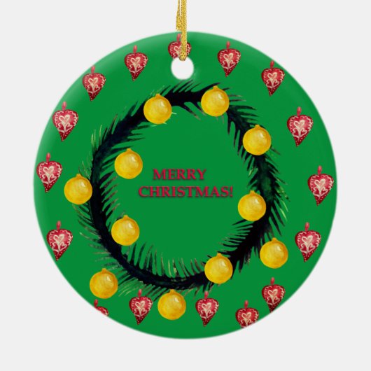 Frohe Weihnachtsschmuck (Hinten)