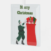 Frohe Weihnachtsschmuck (Vorderseite links)