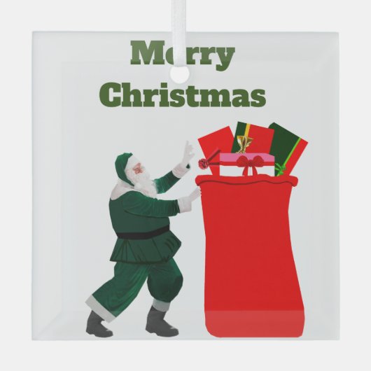 Frohe Weihnachtsschmuck (Vorderseite)