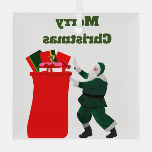 Frohe Weihnachtsschmuck (Rückseite)