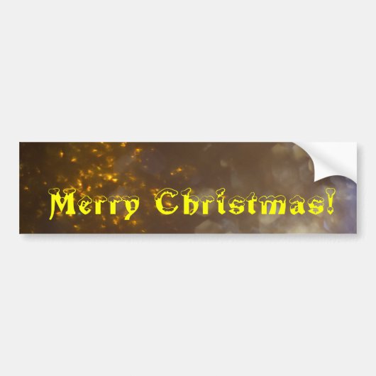 Frohe Weihnachtsschmuck 3 Autoaufkleber (Vorne)