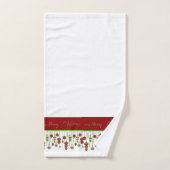 Frohe Weihnachtsschmuck Badhandtuch Set (Handtuch)