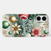 Frohe Weihnachtsschmuck Bliss Case-Mate iPhone Hülle (Rückseite (Horizontal))