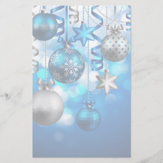 Frohe Weihnachtsschmuck Briefpapier (Vorderseite)