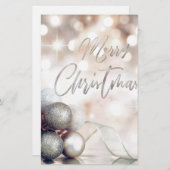 Frohe Weihnachtsschmuck Briefpapier (Vorne/Hinten)