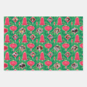 Frohe Weihnachtsschmuck Custom Foto Geschenkpapier Set (Vorderseite 3)