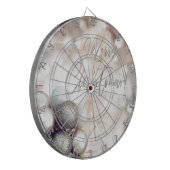 Frohe Weihnachtsschmuck Dartscheibe (Vorderseite Links)
