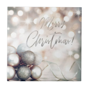 Frohe Weihnachtsschmuck Fliese