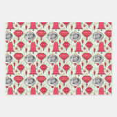 Frohe Weihnachtsschmuck Foto Geschenkpapier Set (Vorderseite 3)