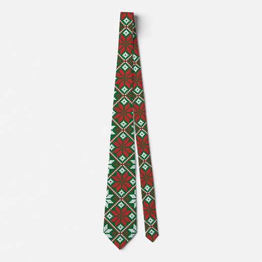 Frohe Weihnachtsschmuck Krawatte (Vorderseite)