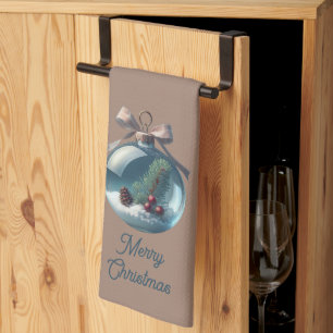 Frohe Weihnachtsschmuck Küchentücher