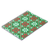 Frohe Weihnachtsschmuck Notizblock (Linke Seite)