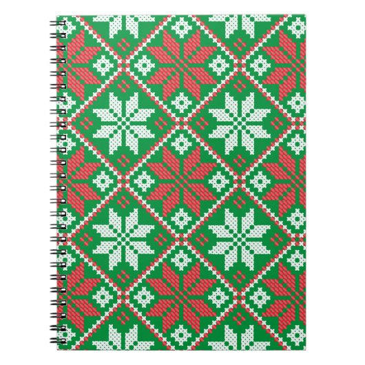 Frohe Weihnachtsschmuck Notizblock (Vorderseite)