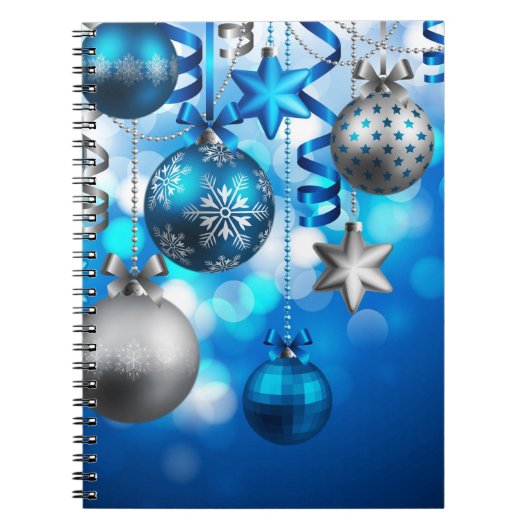 Frohe Weihnachtsschmuck Notizblock (Vorderseite)